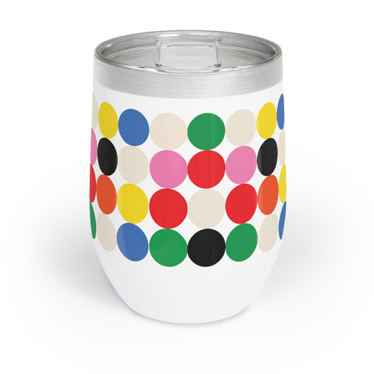Chill Weinbecher Bunte Punkte