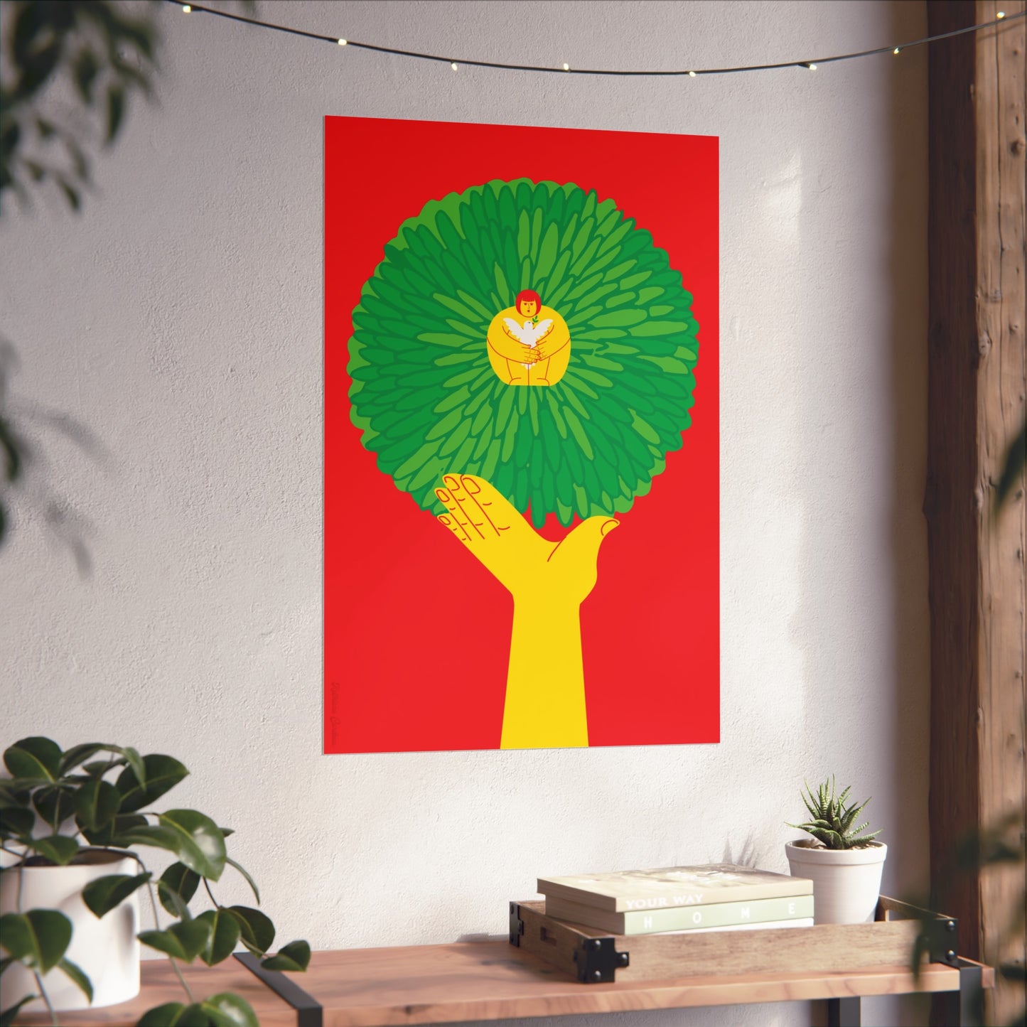Giclée Fine Art Print - Tree & Me - Plant a Tree for Childrens War