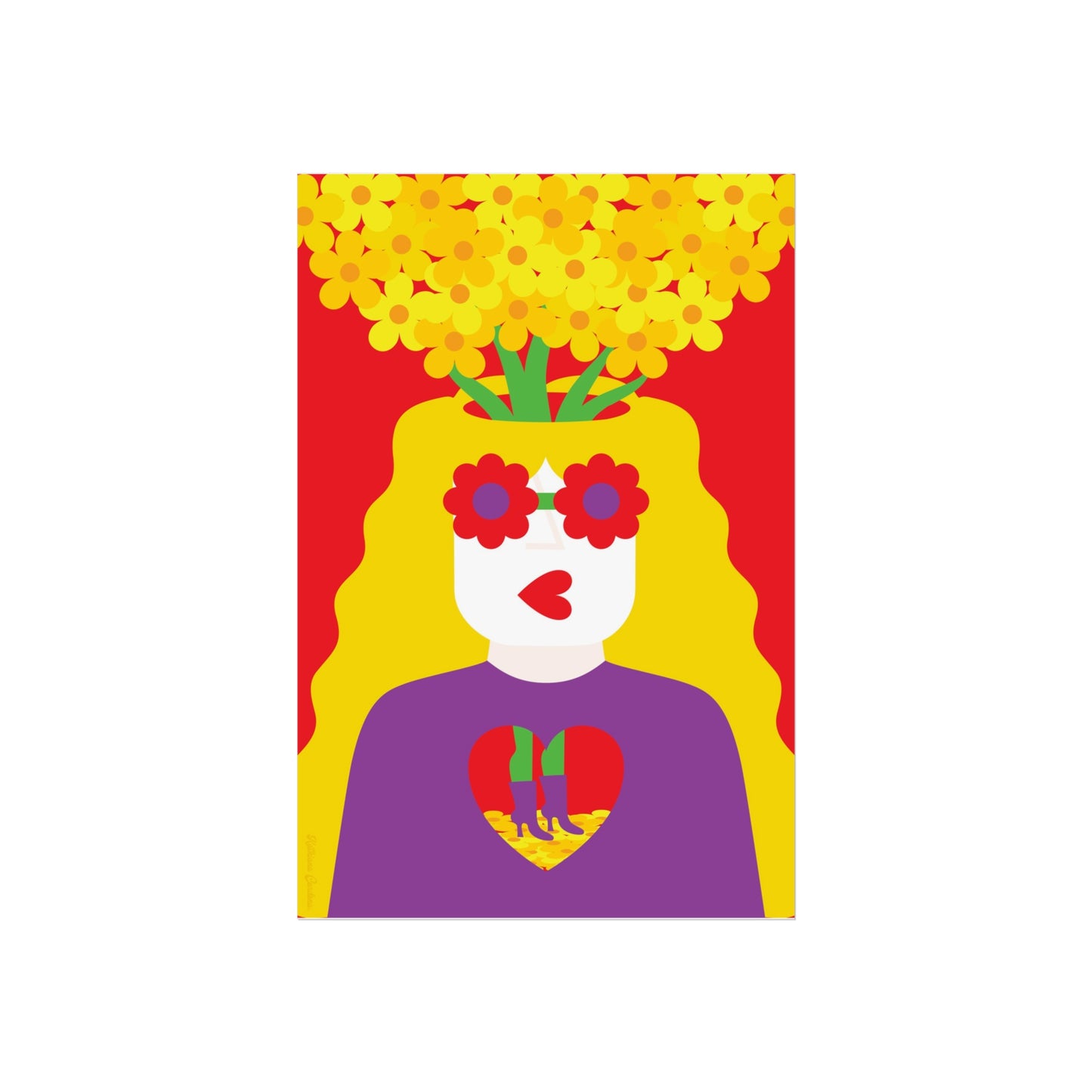 Giclée Fine Art Print - Tree & Me - Araguaney