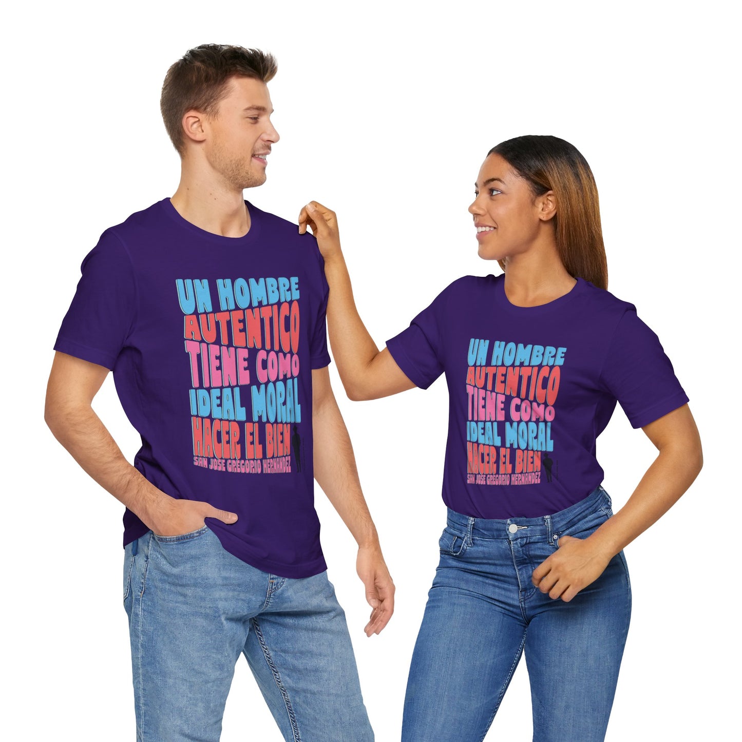 Unisex Tee - Design San José Gregorio Hernández Poster - Winner in United Design Messages to Humanity
