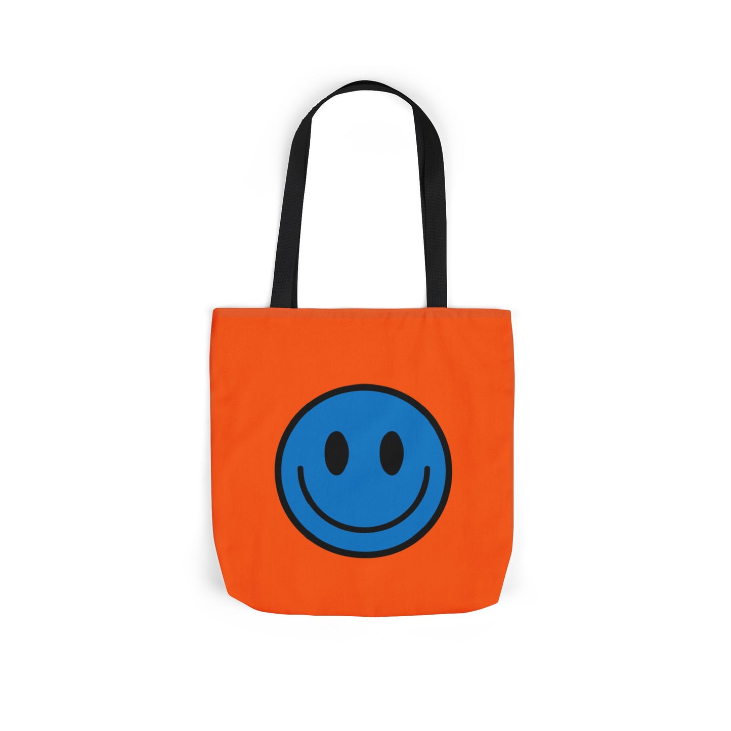 Happy Face Assorted Colors Canvas Tote Bag