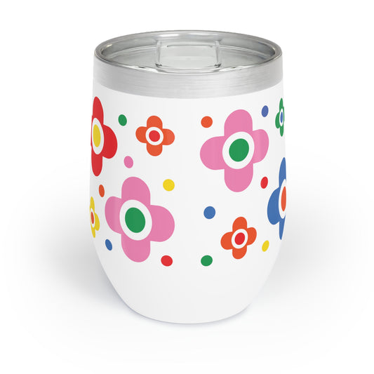Chill Weinbecher Blumen