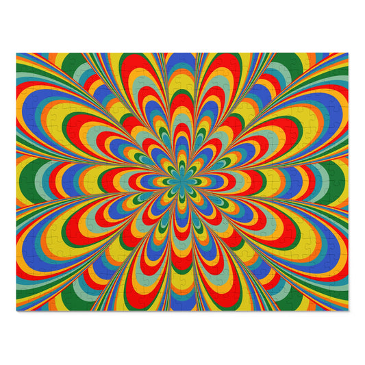 Puzzle Geometrische Blumen (30, 110, 252, 500, 1000 Teile)