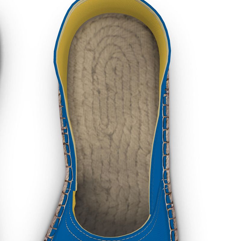 Espadrilles bleu marguerite