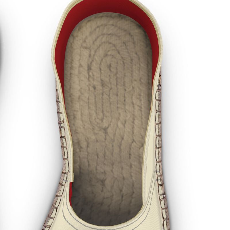 Espadrilles Cœur rouge et ivoire
