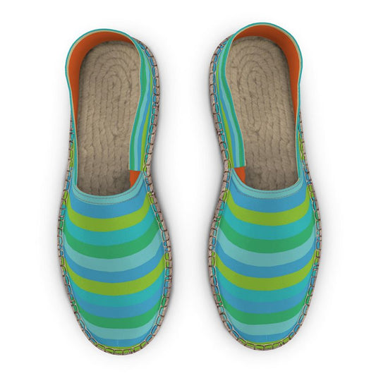 Epadrilles Streifen blau