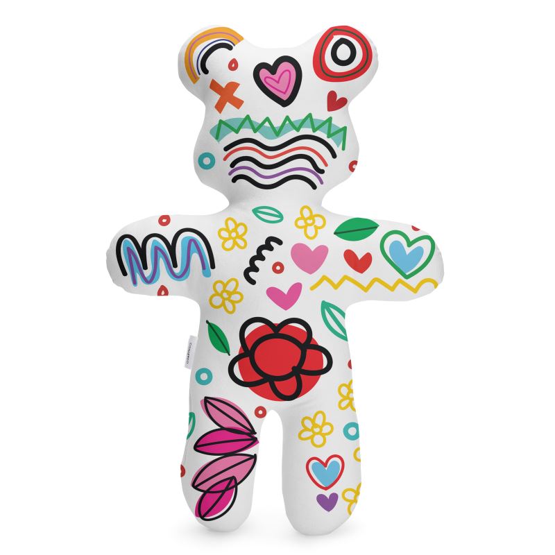 Ours en peluche style Picasso