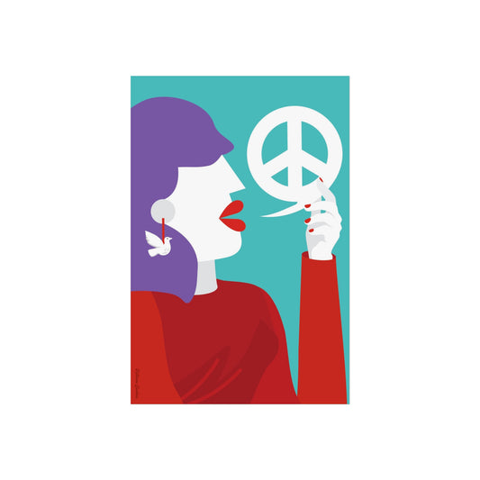 Giclée-Kunstdruck – Speak your Peace