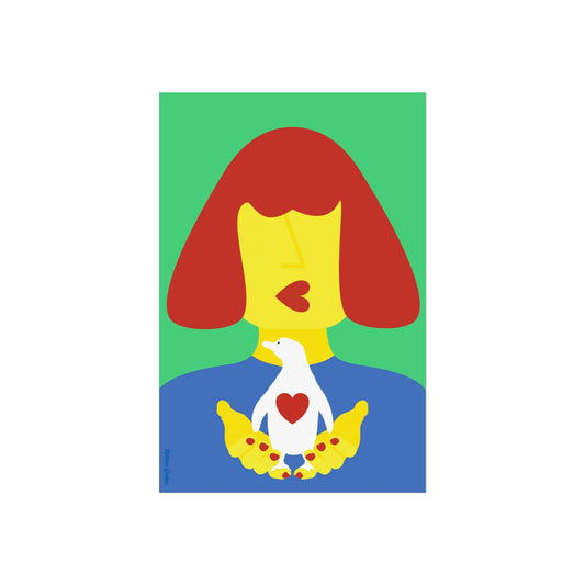Giclée-Kunstdruck – Rette sie, Lady Galapagos