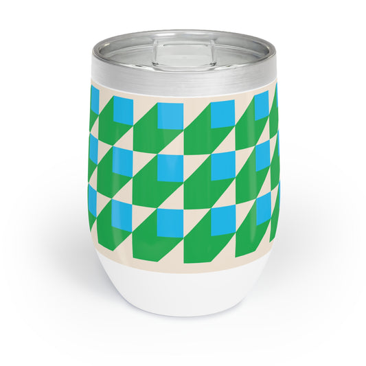 Chill Weinbecher Blaue Würfel