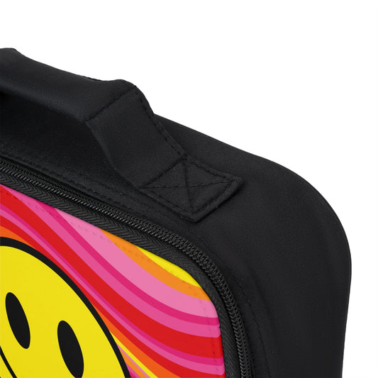 Lunchtasche, Rosa, Happy Face