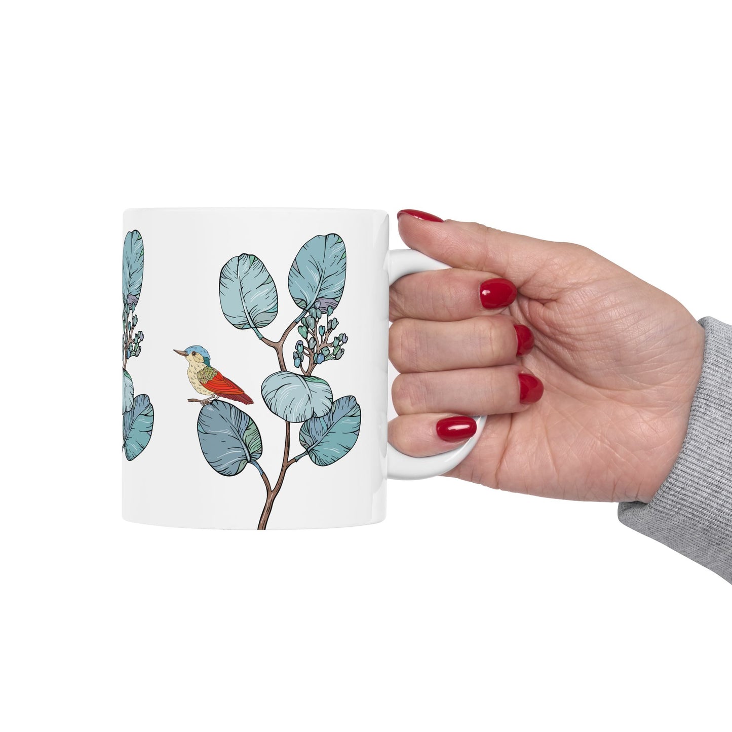 Keramiktasse, (325ml, 444ml) Vplants - Vogel