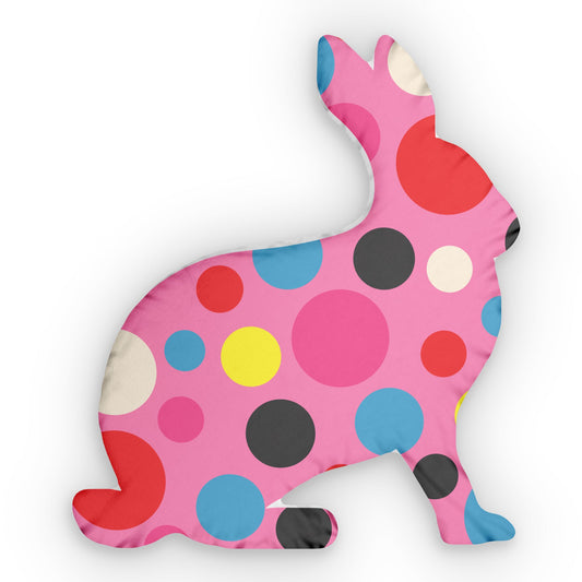 Kissen in Sonderform - Punkte Hase