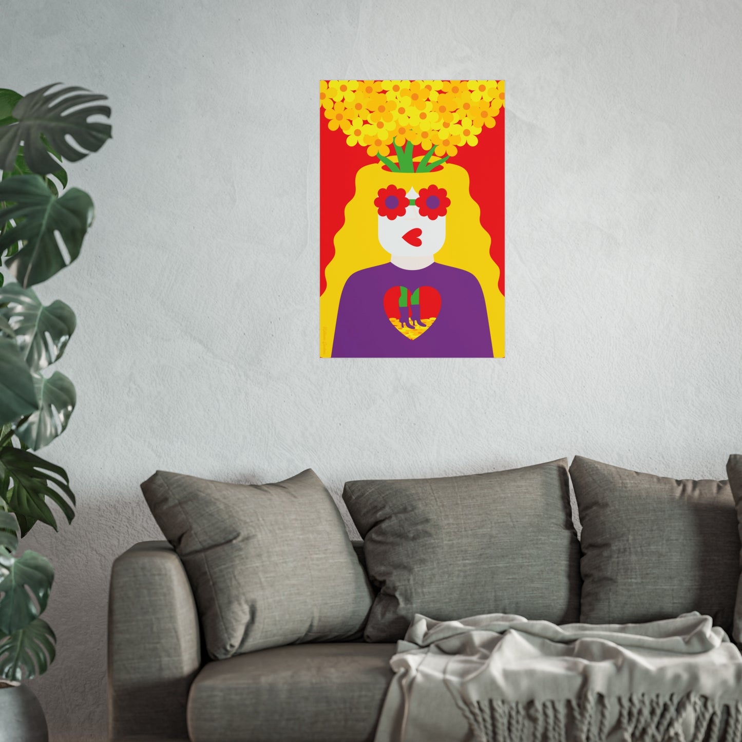Giclée Fine Art Print - Tree & Me - Araguaney