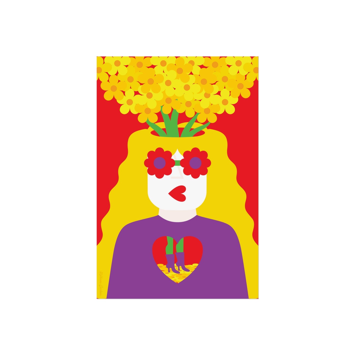 Giclée Fine Art Print - Tree & Me - Araguaney