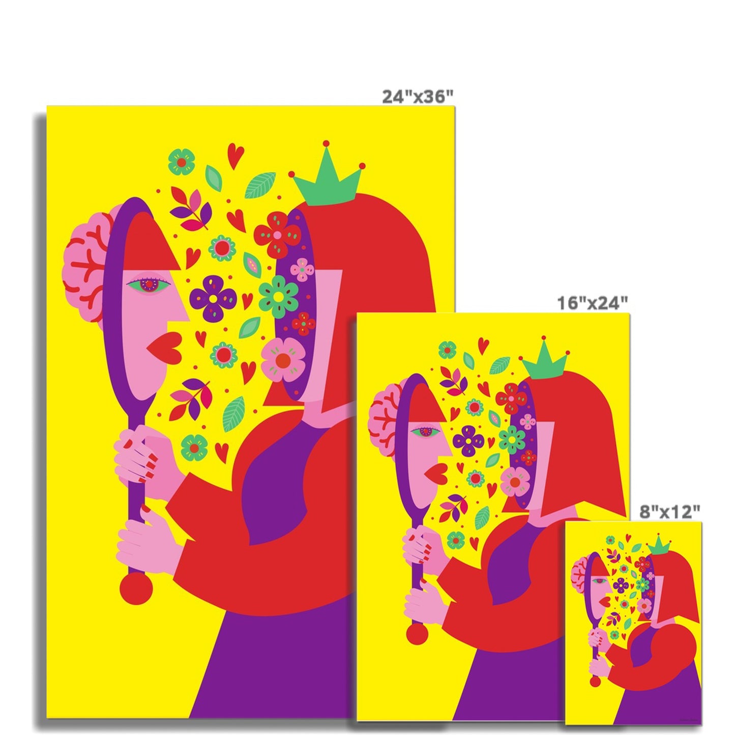 Giclée Fine Art Print - Love What You See, Love Yourself