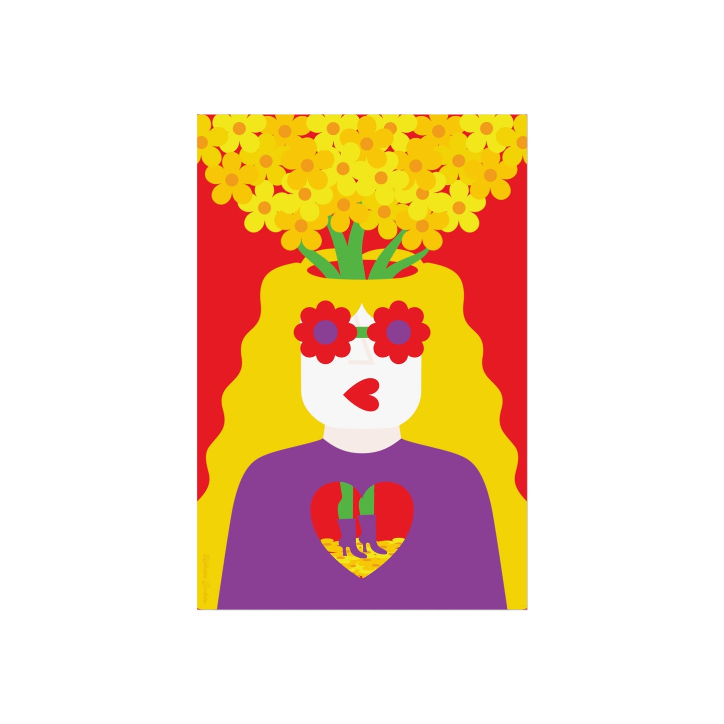Giclée Fine Art Print - Tree & Me - Araguaney