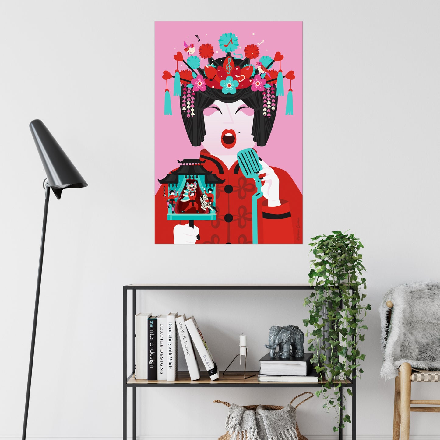Giclée Fine Art Print - Beijing Opera Art -The Singer