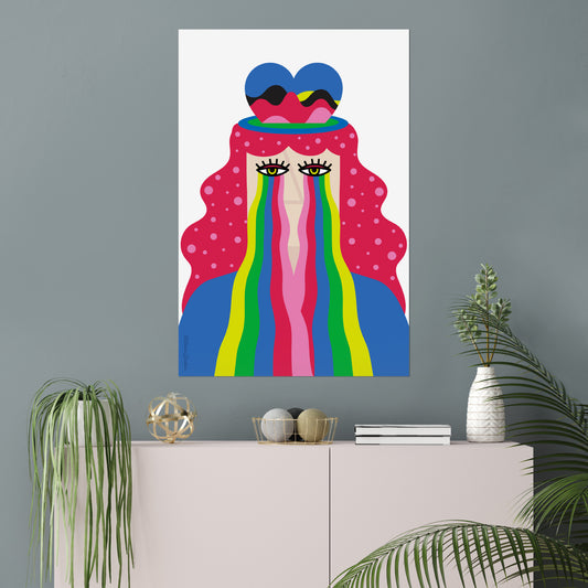 Giclée-Kunstdruck – Der Blick des Subjekts, der Blick der Objekte – Damenversion –