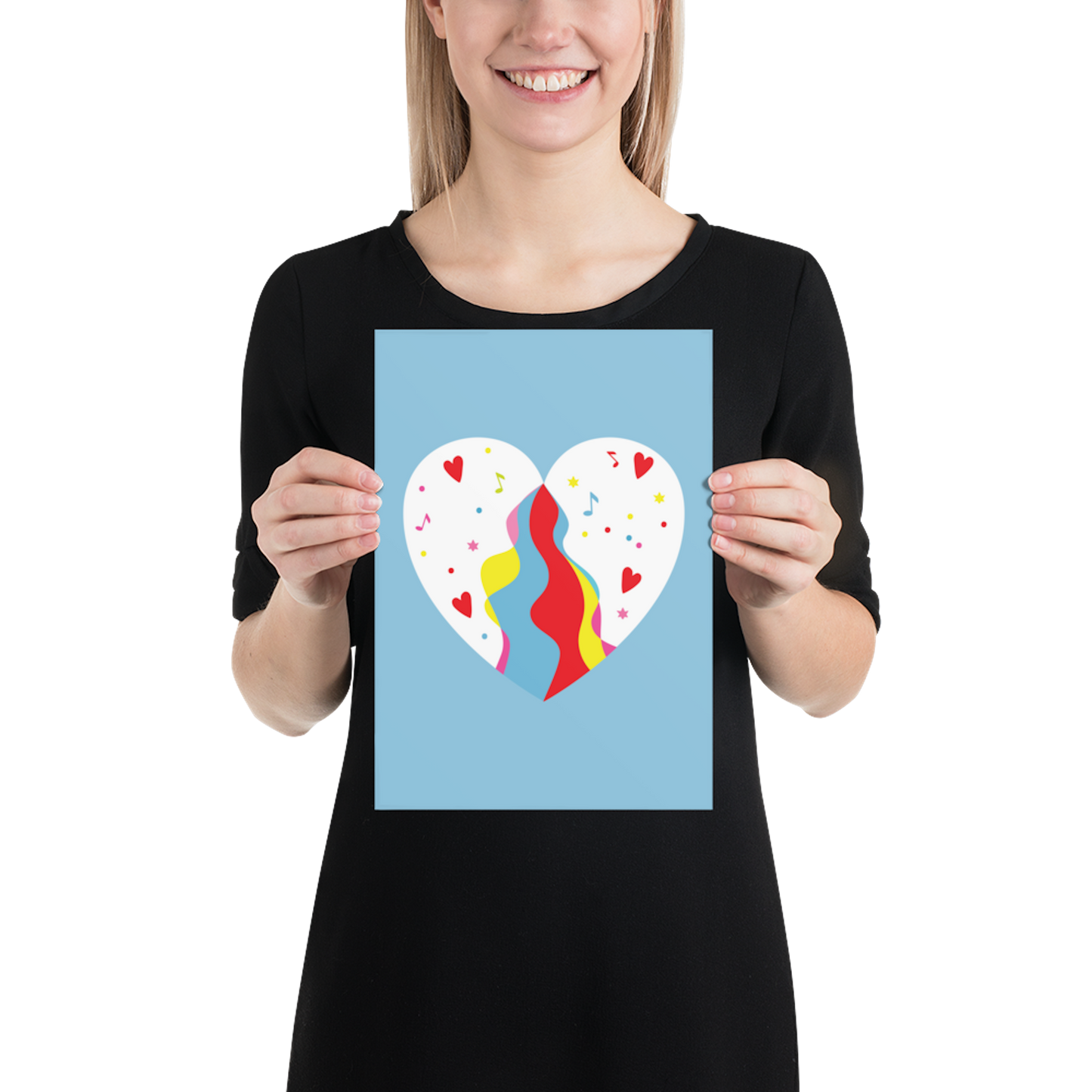 Digital Poster Downloadable - Abstract Heart