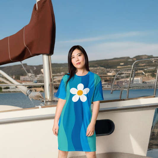T-Shirt-Kleid B-Pretty Beach