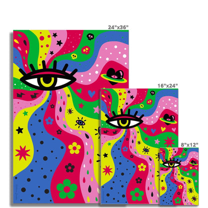 Giclée Fine Art Print - The k, The Objects Gaze -Eye version- 