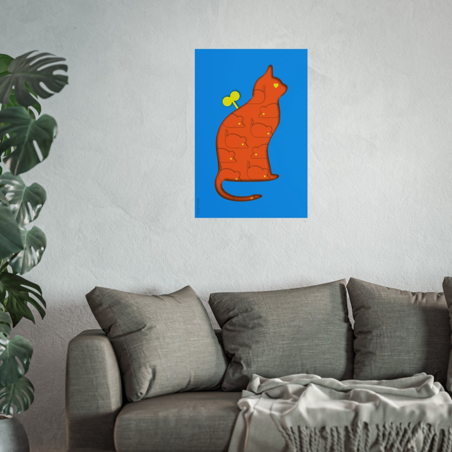 Giclée Fine Art Print  - Coexistence blue