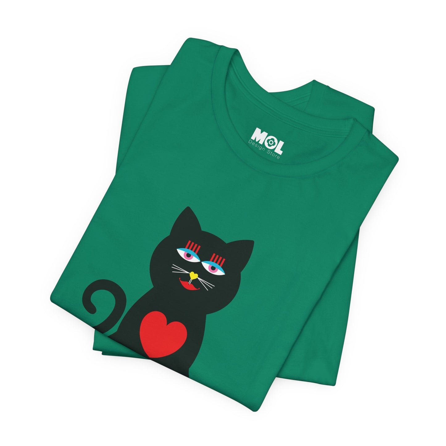 Unisex-T-Shirt – Design: Katzenliebe