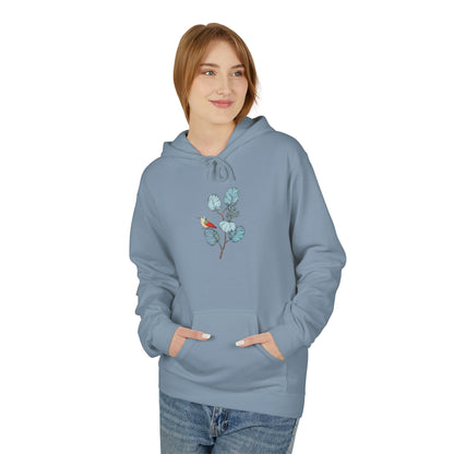 Unisex Midweight Softstyle Fleece Hoodie Vplants - Bird