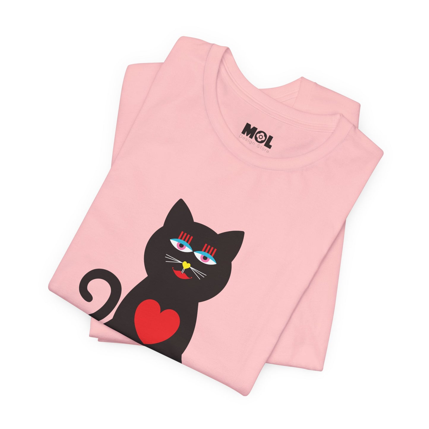 Unisex-T-Shirt – Design: Katzenliebe