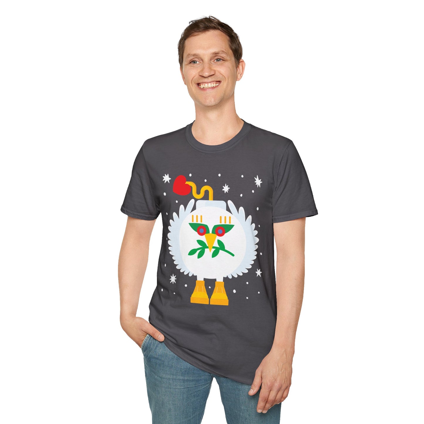 T-shirt unisexe Only Peace Bombs Softstyle