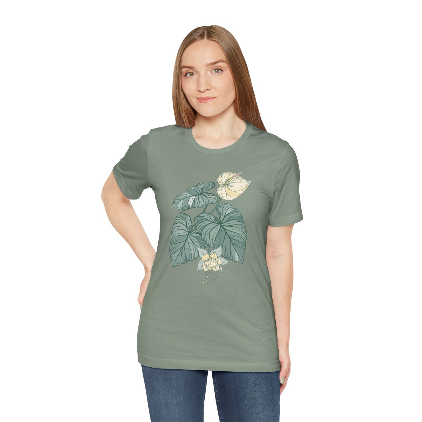 Unisex Staple T-Shirt | Bella + Canvas 300 - Vplants Monstrera