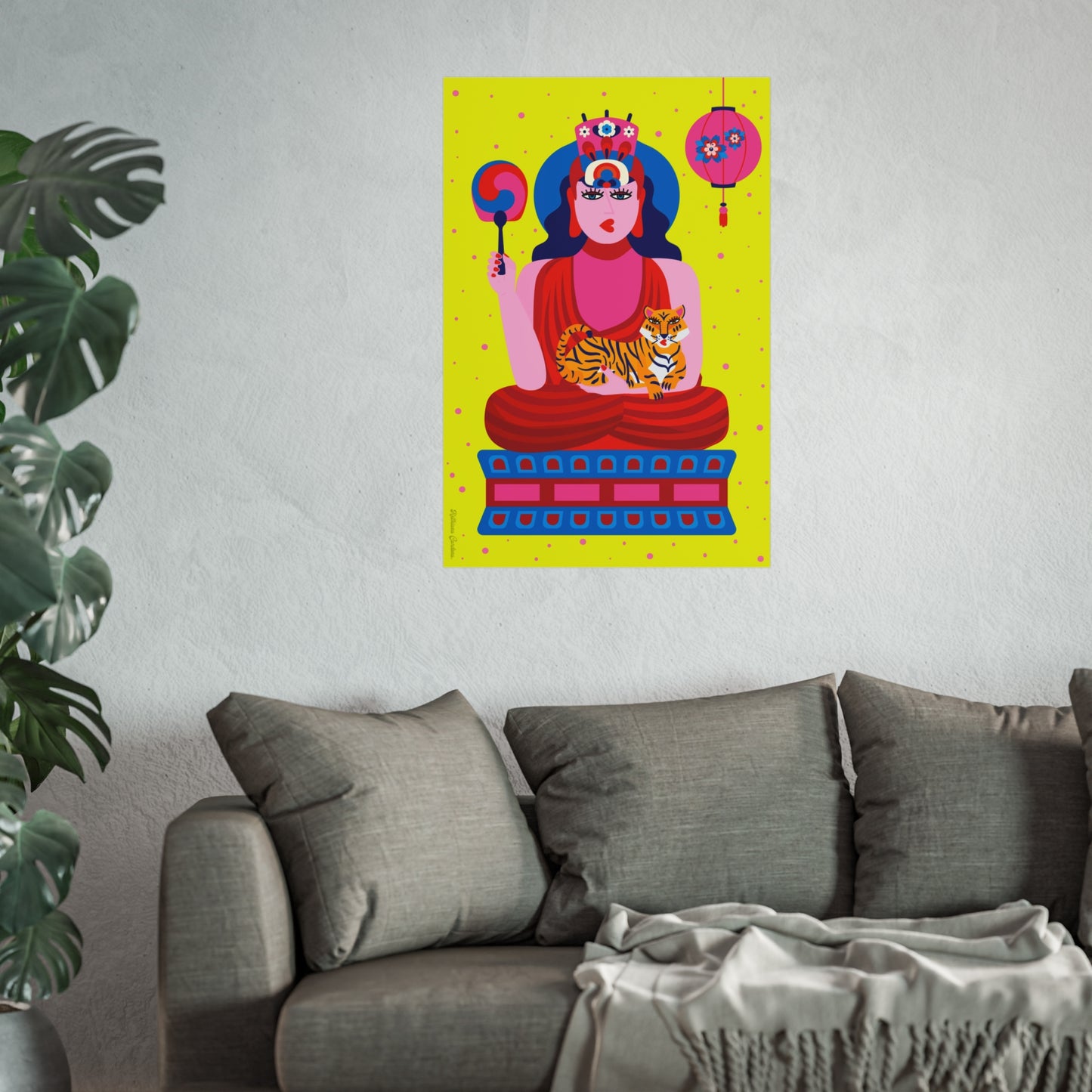 Giclée Fine Art Print  - Anyeong Korea - Buddha Statue, Seokguram Grotto