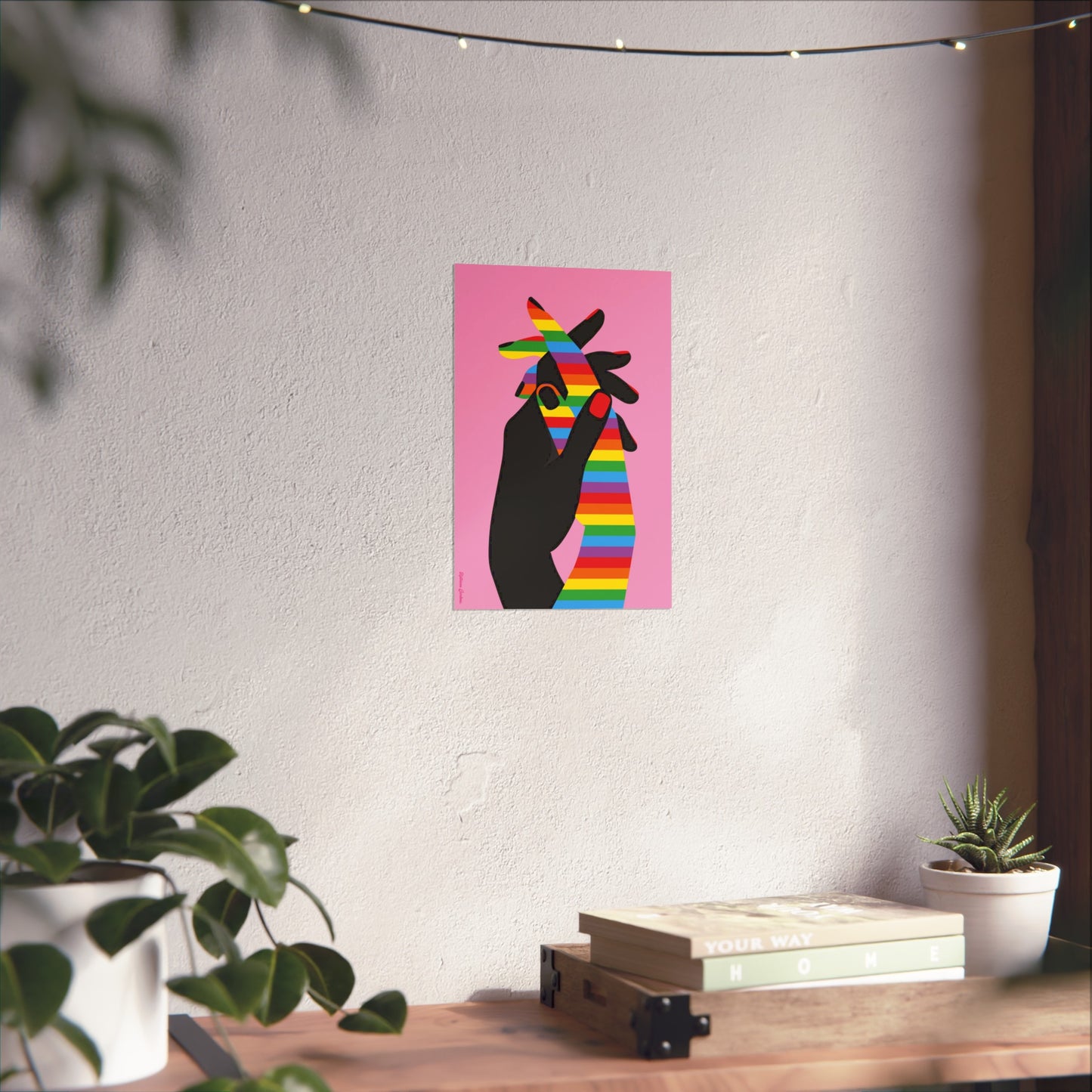 Giclée Fine Art Print  - Acceptance Lgbti Hands