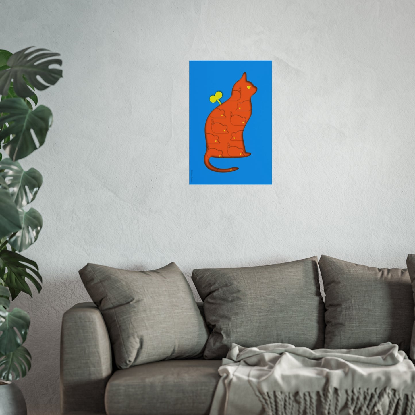 Giclée Fine Art Print  - Coexistence blue