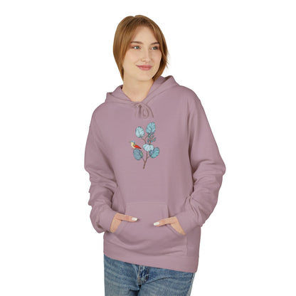 Unisex Midweight Softstyle Fleece Hoodie Vplants - Bird