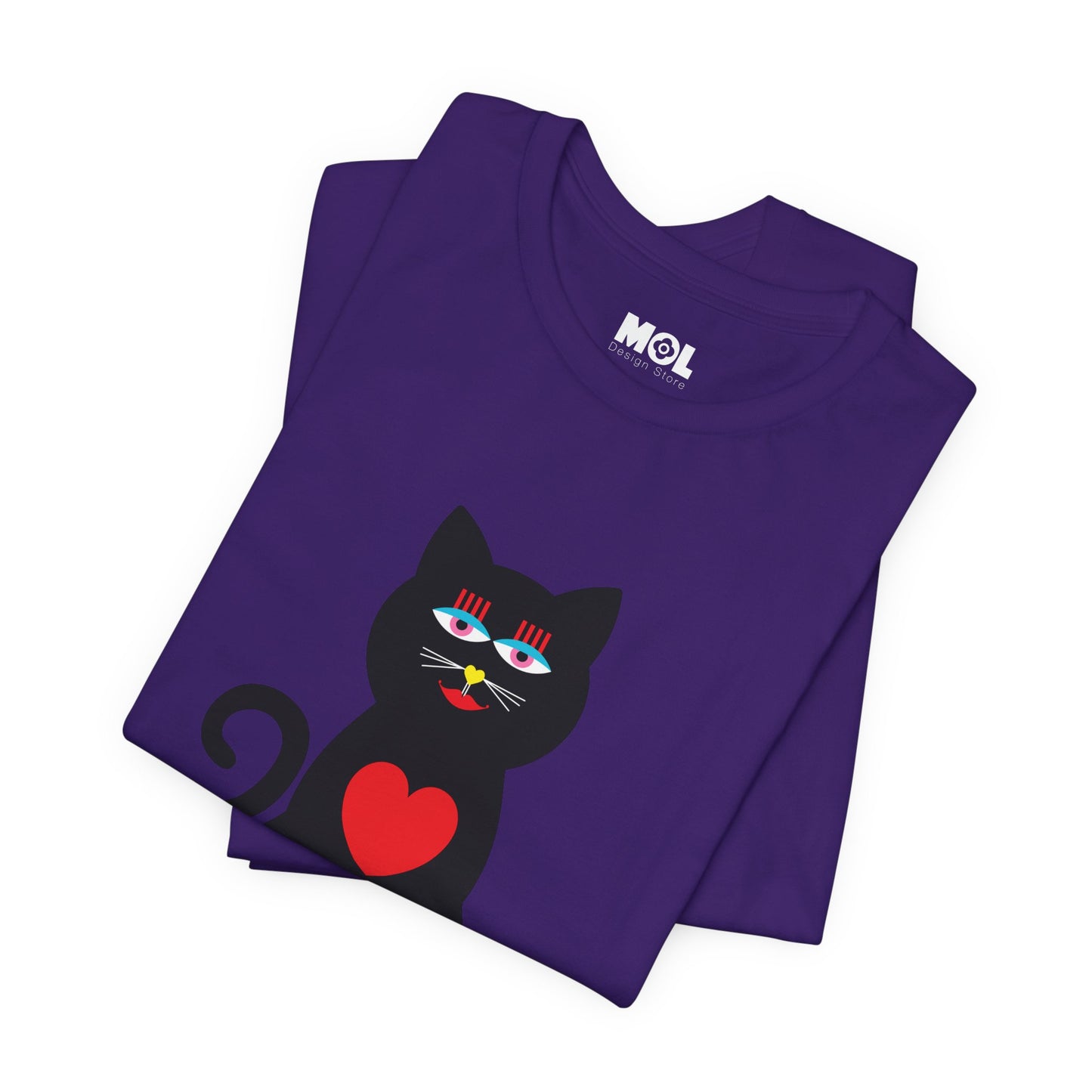 Unisex-T-Shirt – Design: Katzenliebe