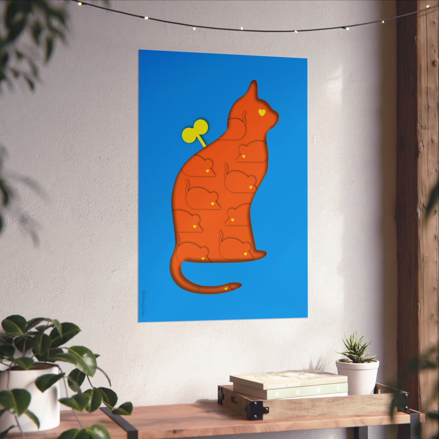 Giclée Fine Art Print  - Coexistence blue