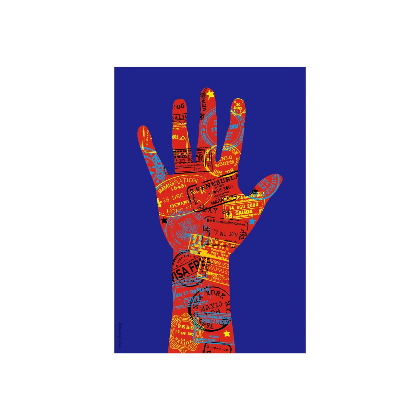 Giclée Fine Art Print - Message To Humanity, Aquiles Nazoa