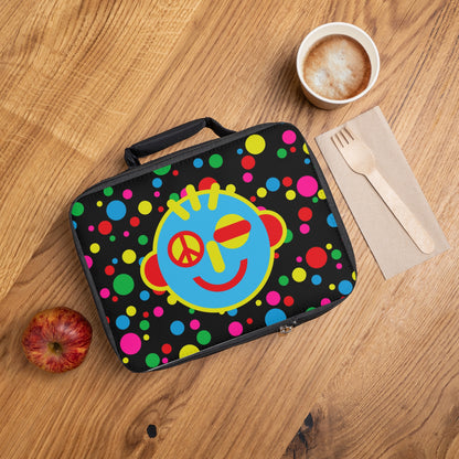 Lunch Bag Blue Face