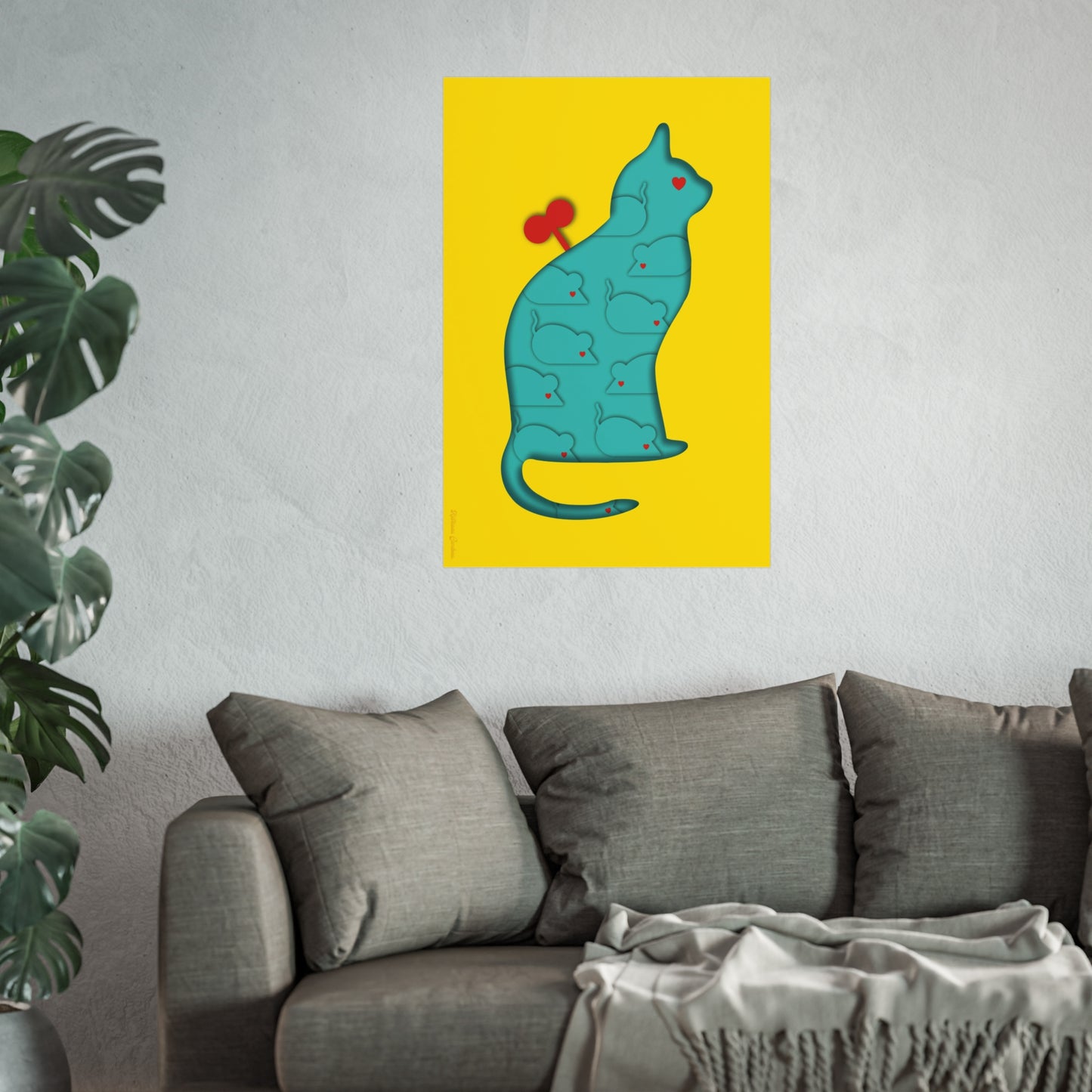 Giclée Fine Art Print  - Coexistence yellow