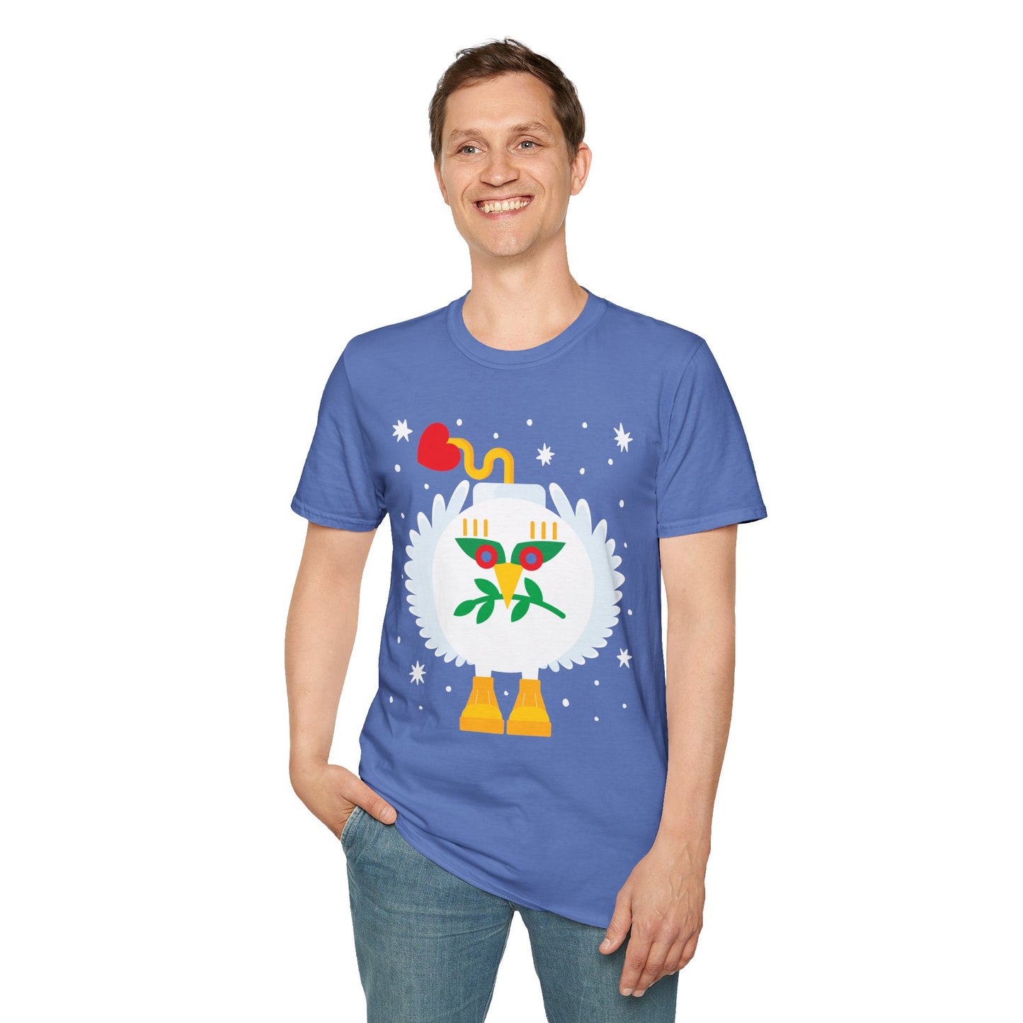 T-shirt unisexe Only Peace Bombs Softstyle