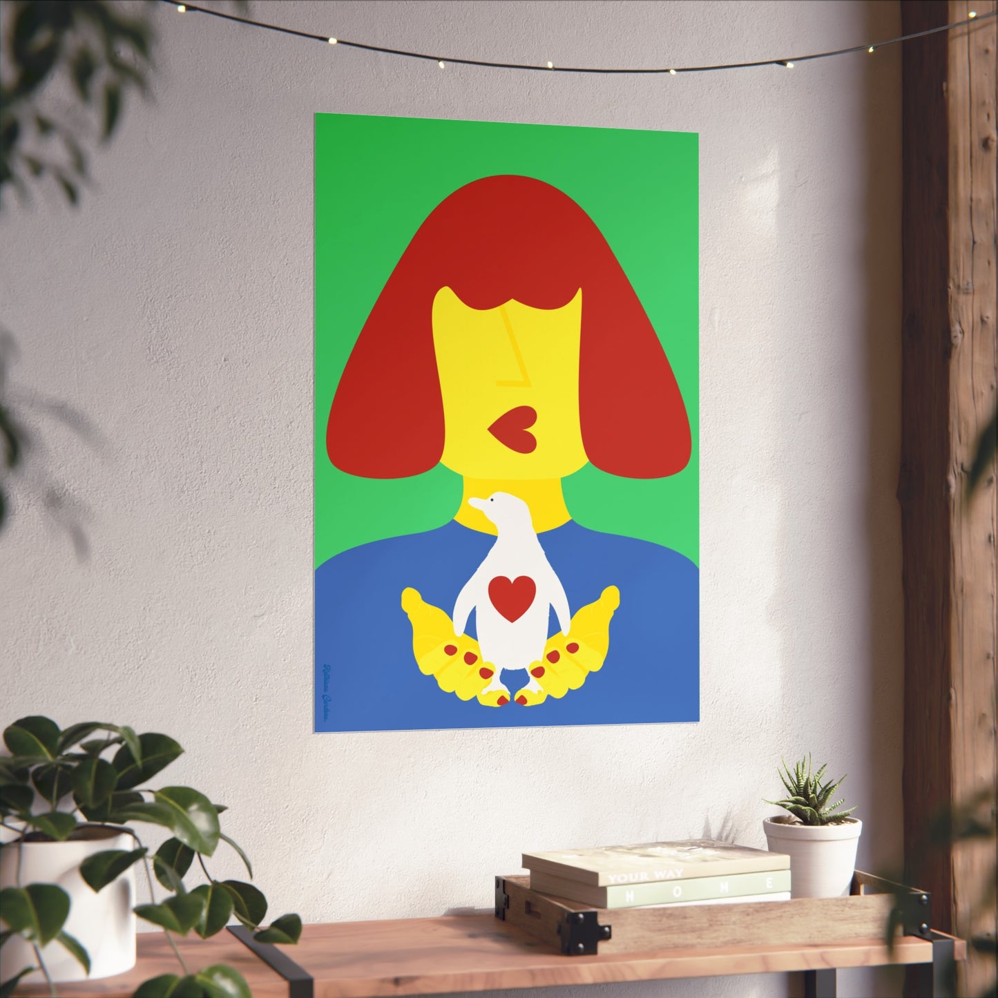 Giclée Fine Art Print - Save them, Lady Galapagos