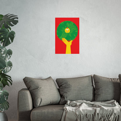 Giclée Fine Art Print  - Tree & Me - Plant a Tree for Childrens War