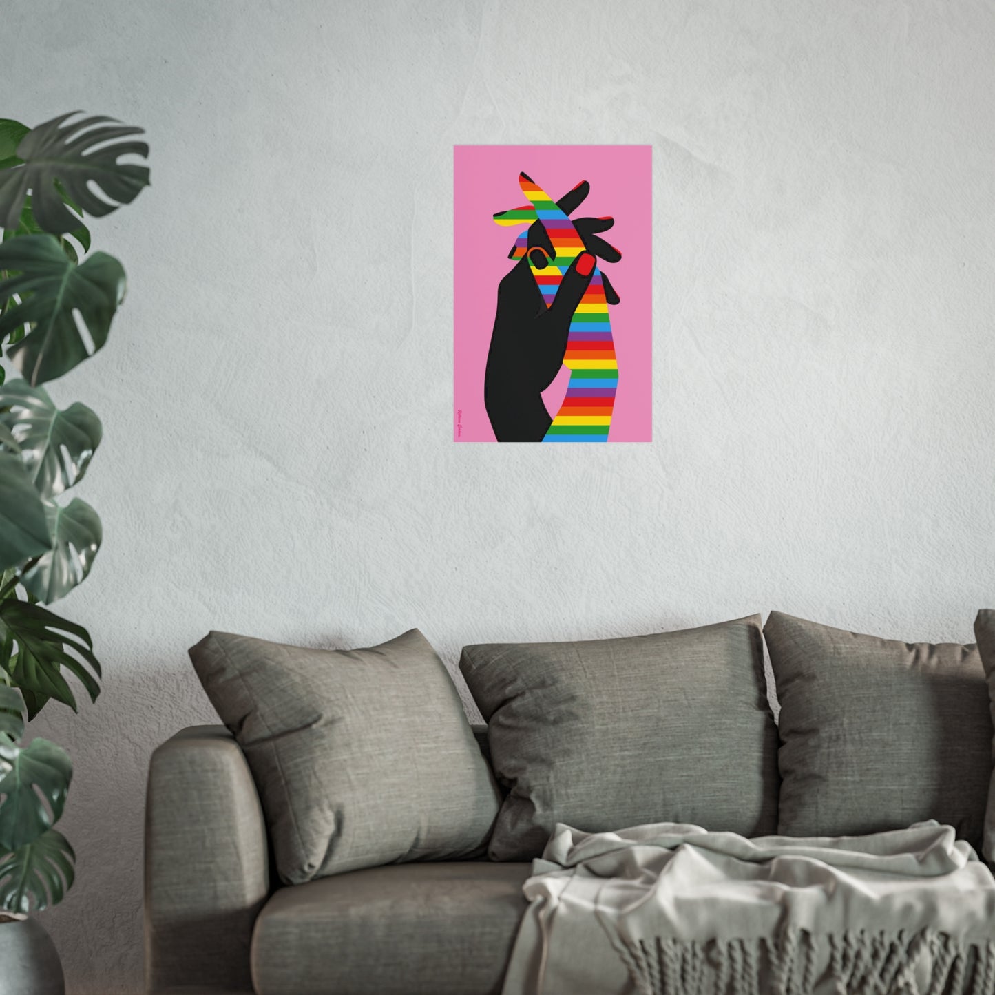 Giclée Fine Art Print  - Acceptance Lgbti Hands