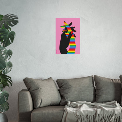 Giclée Fine Art Print  - Acceptance Lgbti Hands
