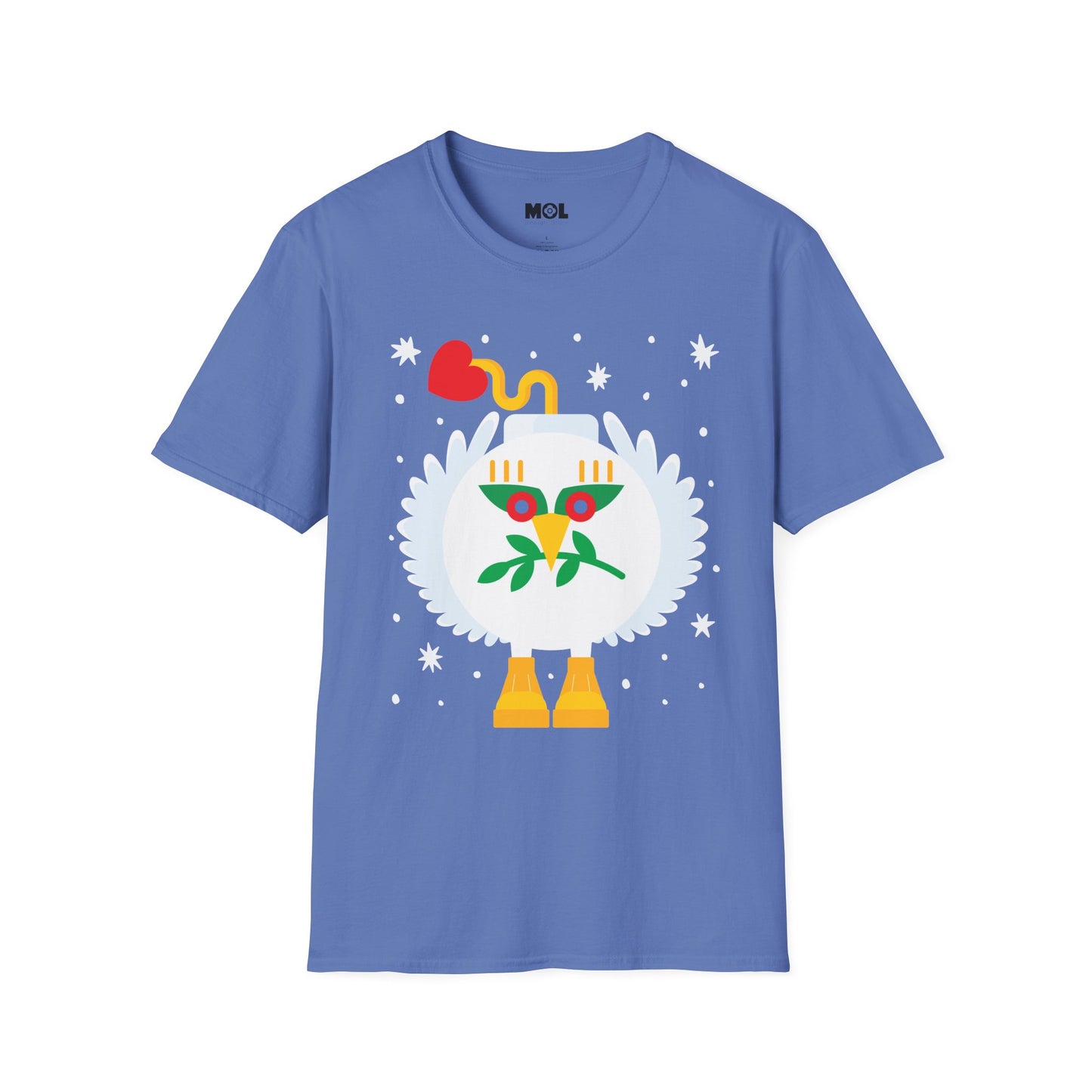 T-shirt unisexe Only Peace Bombs Softstyle