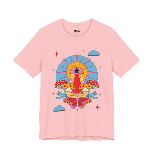 Unisex-T-Shirt – Schmetterlingsdesign
