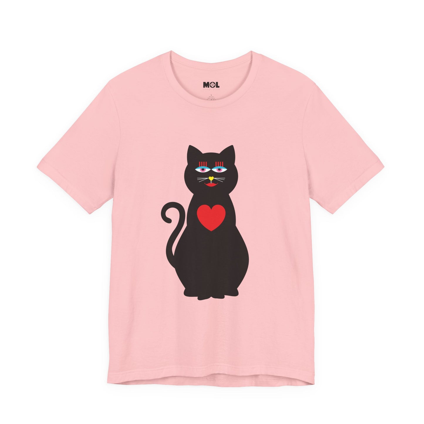 Unisex-T-Shirt – Design: Katzenliebe