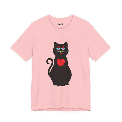 Unisex-T-Shirt – Design: Katzenliebe